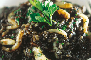 Risotto al nero di seppia