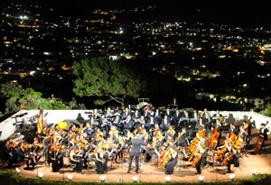 Teatro Greco ai Giardini La Mortella - Stagione estiva 2015 - Orchestra del Conservatorio "A. Steffani"