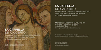 Il Castello Aragonese di Ischia svela un nuovo patrimonio:gli affreschi della cappella dei Calosirto