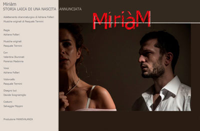 Ischia Teatro Festival - Miriam, storia laica di una nascita annunciata